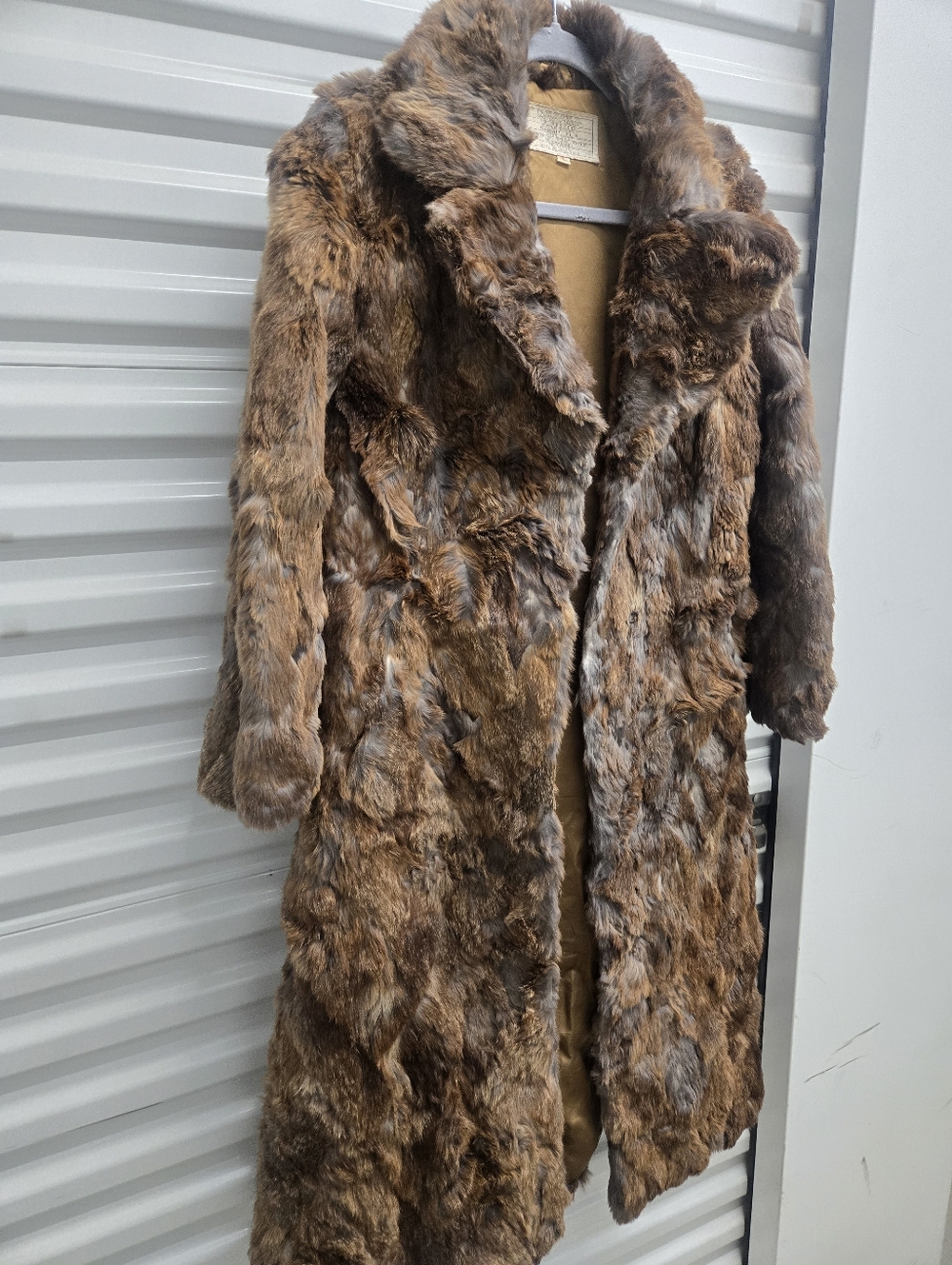Dino Ricco Rabbit Fur Coat Size Large - Picture 8 of 16